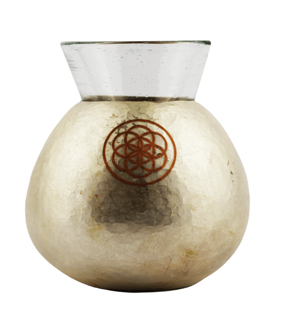 Vasos Mexcalli_Namsté_Semilla de la vida_Hemisferio Norte