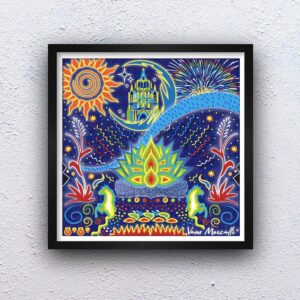 Cuadro decorativo con ilustración de "La Alborada"