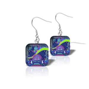 Aretes con ilustración de “La Alborada”