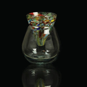 Vasos Mexcalli©️; Ameyali, modelo “Korimi“, tono transparente