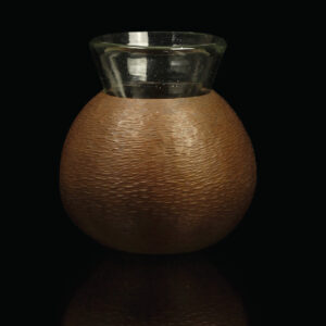 Vasos Mexcalli©️; Mezc’Art, modelo “Za”, tono tabaco claro